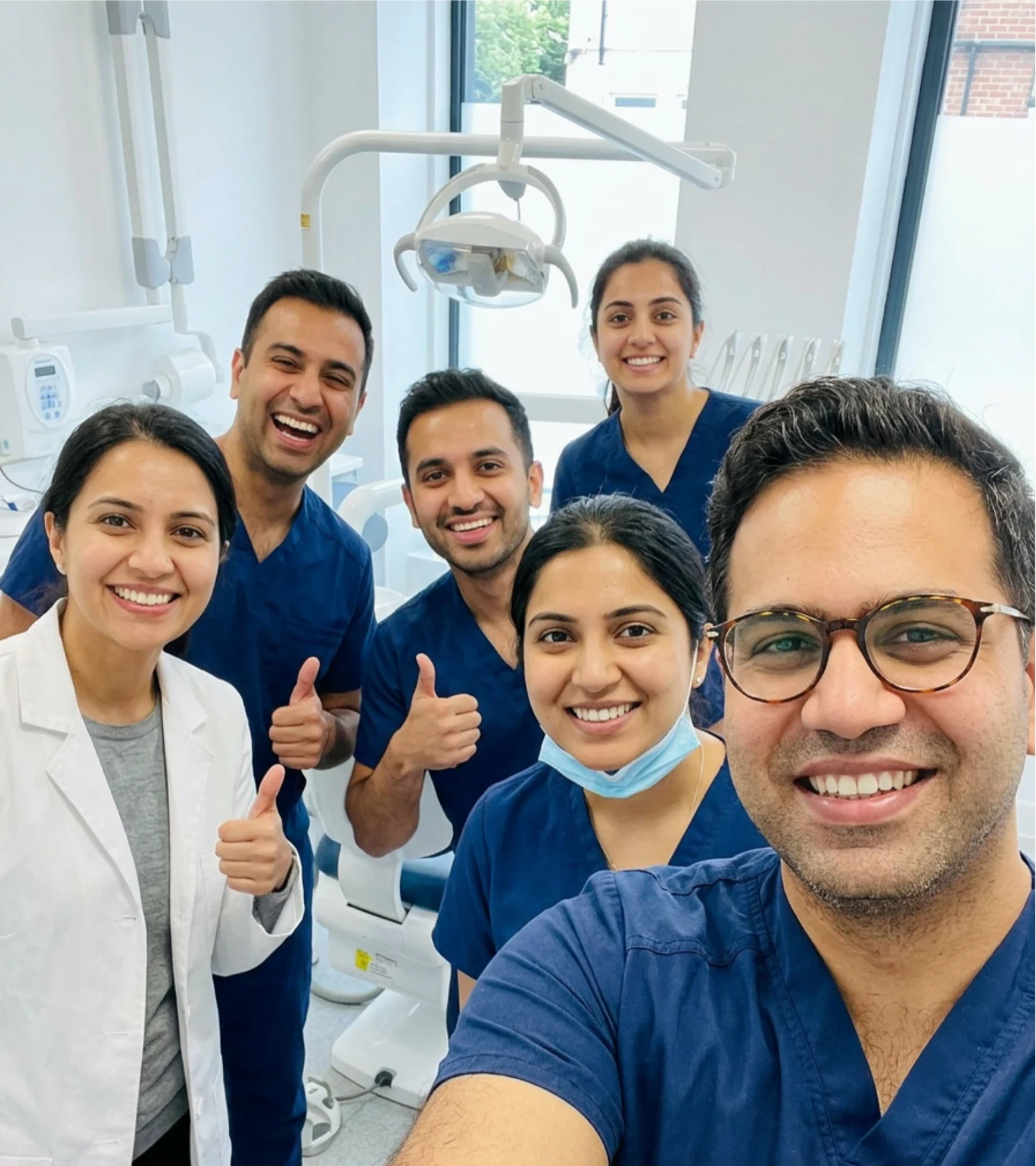 The Mount Lehman Dental team in their West Abbotsford clinic