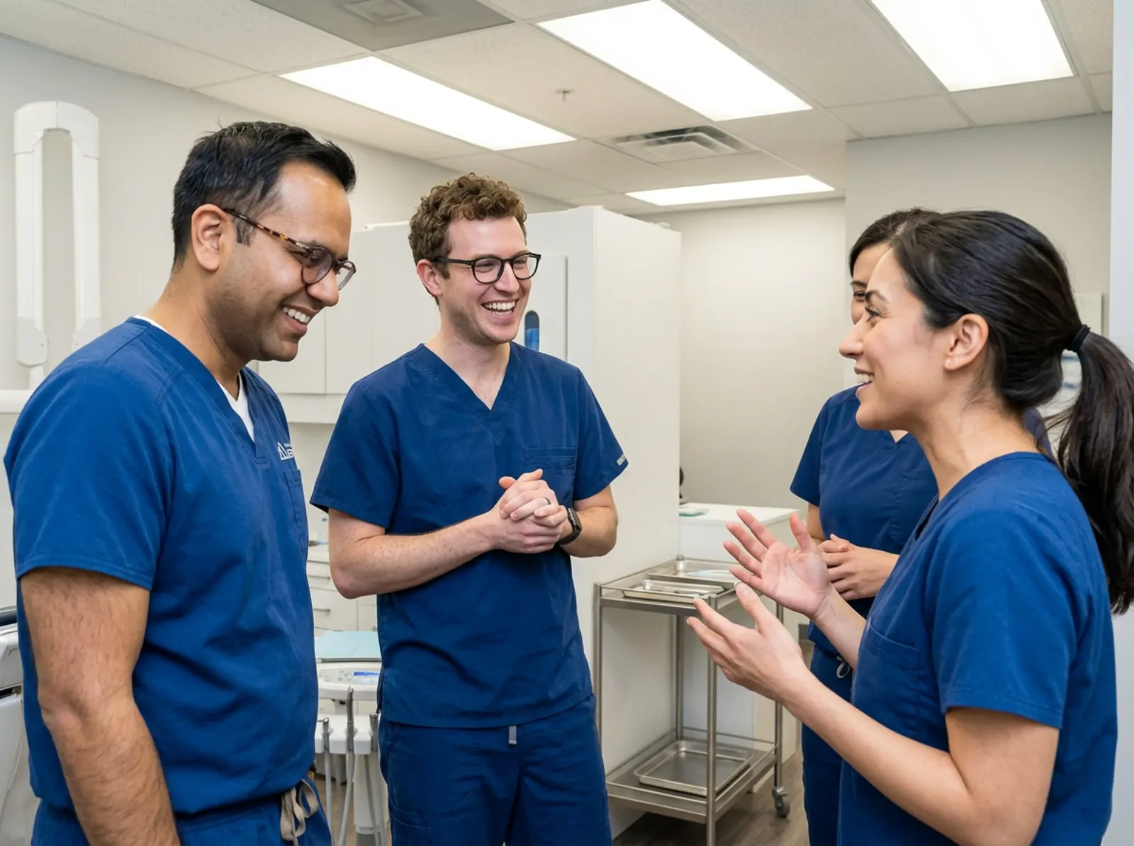 The Mount Lehman Dental team in their West Abbotsford clinic